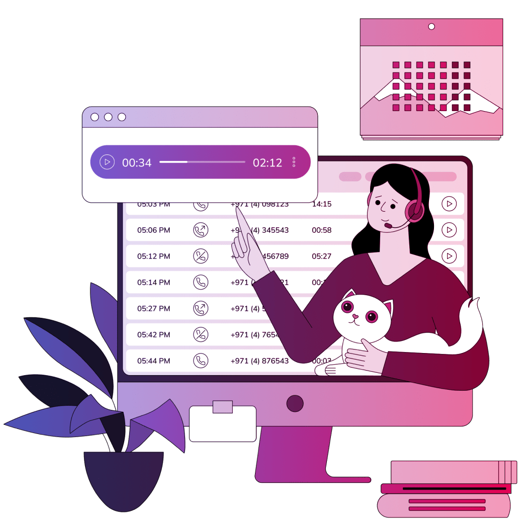 Call recording for transparent business communication