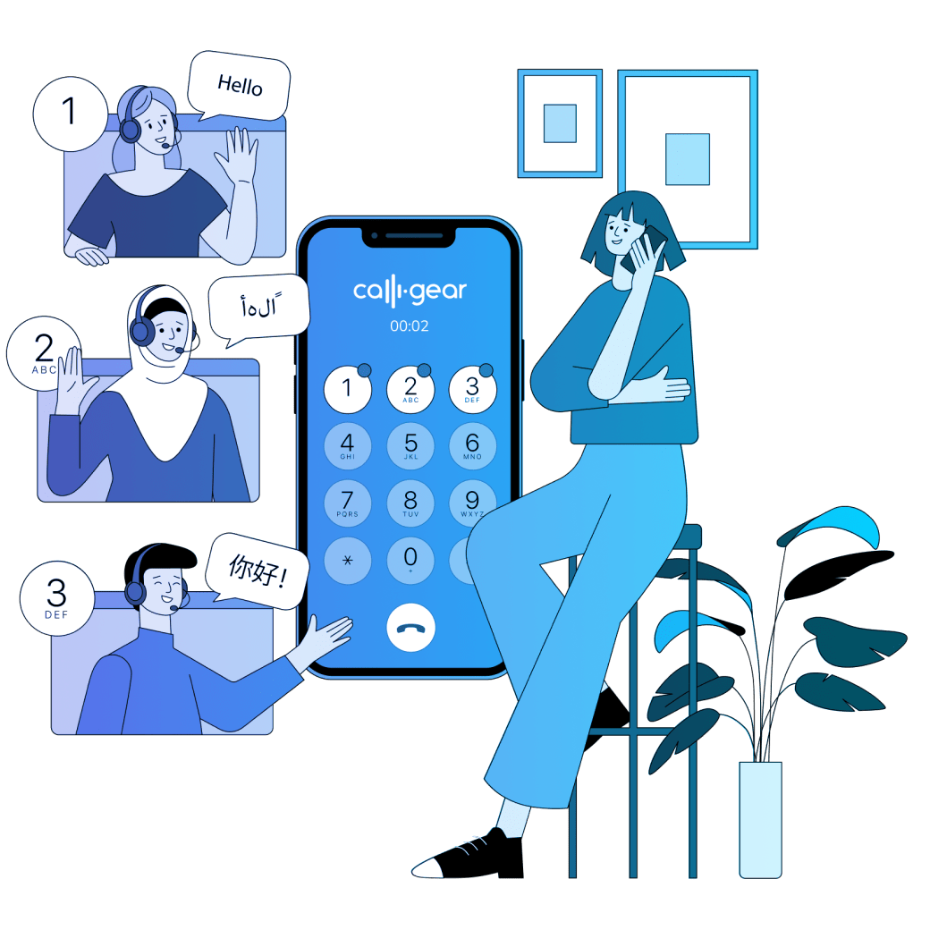Route your inbound calls effortlessly with Interactive Voice Response (IVR)