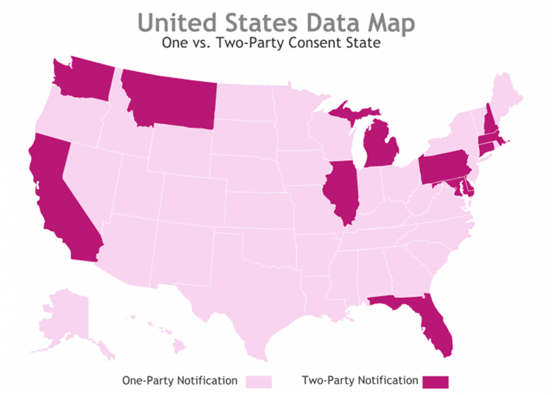 States where call recording is legal